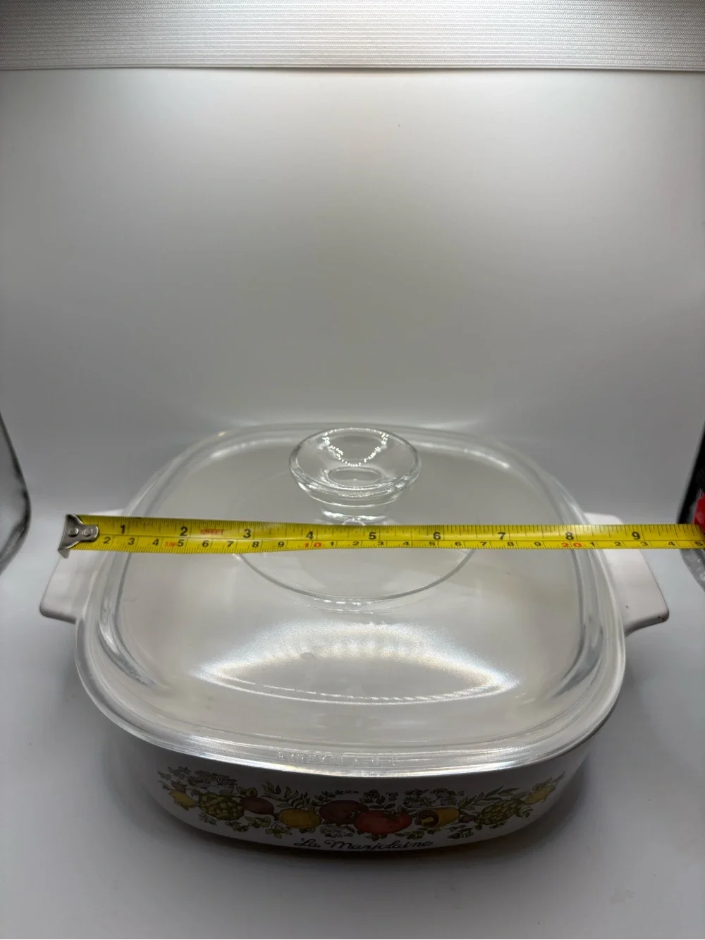 Vintage Corning Ware Spice of Life “La Marjolaine” 2-Quart Covered Casserole